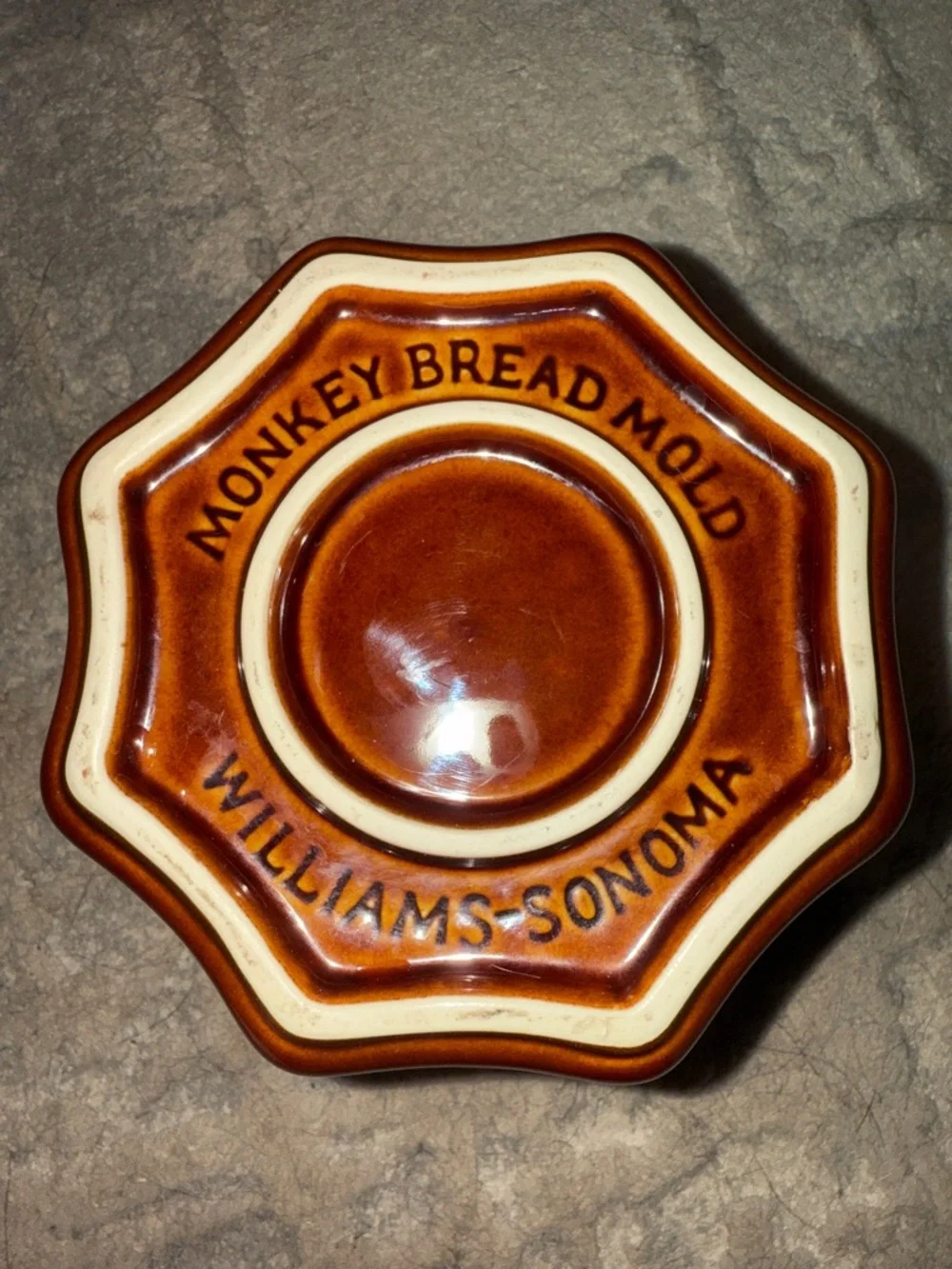 Williams Sonoma Glazed Monkey Bread Baking Pan- Vintage